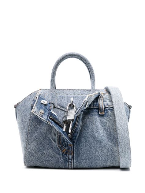 givenchy mini antigona silver|givenchy mini antigona lock denim tote bag.